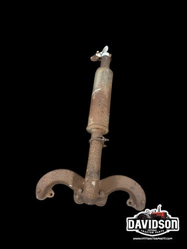 Case 400 401 Diesel Tractor engine motor exhaust manifold w/ pipe