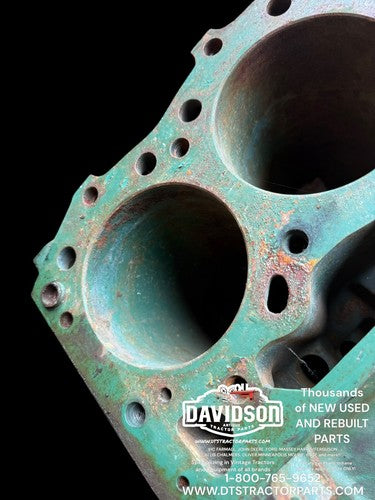 Ford 4000 3 Cyl Diesel Engine Block DONN6015L Good Bare Block Antique Tractor