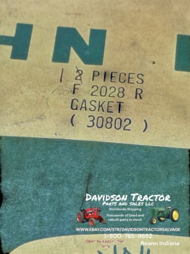 Genuine John Deere F2028R New Old Stock Gasket