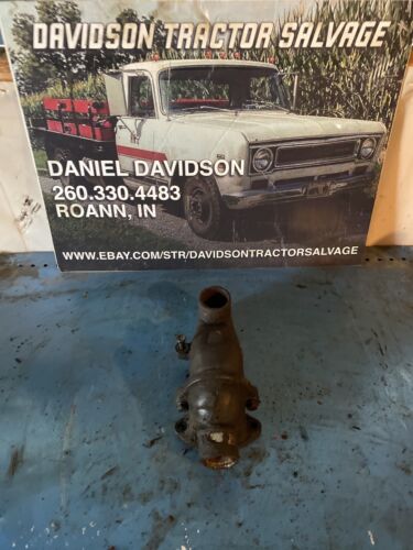 Farmall 400 450 tractor original IH thermostat housing engine too radiator