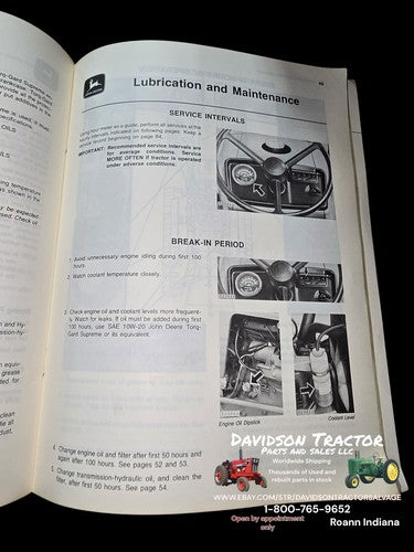 John Deere 850 and 950 Tractors Operator's Manual   OM-R66887 Issue C8