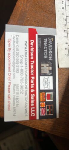 McCormick Farmall F20 tractor transmission cover panel gear shift shifter tower