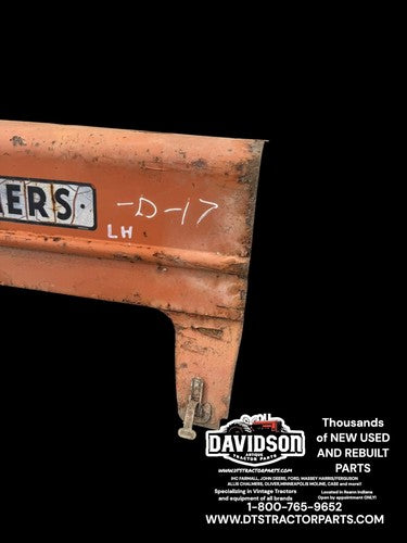 Allis Chalmers D-17 Left Hood Side Panel Antique Tractor