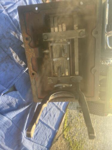 International Farmall 444 IH tractor Original transmission cover panel w/ forks
