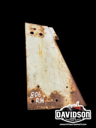 Farmall 806 Tractor IH IHC radiator  right side cover panel
