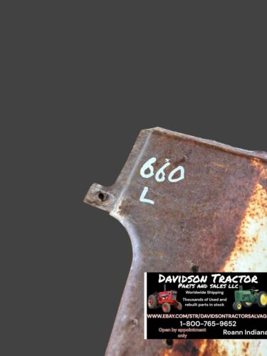 IHC Farmall 660 Left Radiator Side Panel W/ Headlight Bracket Antique Tractor