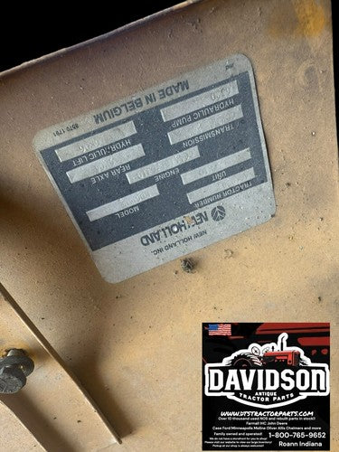Ford 455-D Hood Side Panel Pair Antique Tractor