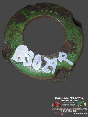 JOHN DEERE 50 OIL SLINGER HOUSING B3029R ANTIQUE TRACTOR