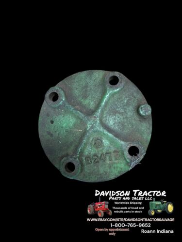 1952 John Deere A Tractor Oil Pump Cover Plate B247R