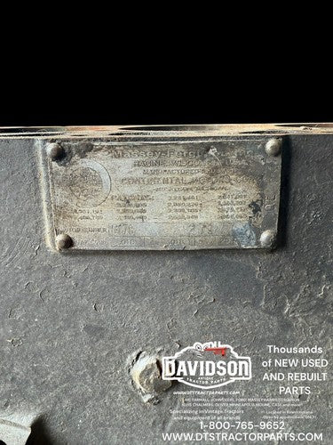 3711164A-1 Perkins 3.152 Engine Block Massey Ferguson 240 Antique Tractor