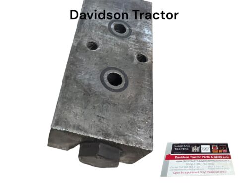 Farmall Hydraulic Block Antique Tractor