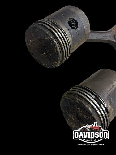 Minneapolis Moline RTU Pistons W/Connecting Rods STD Antique Tractor