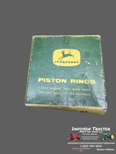 NOS Genuine John Deere Piston Ring Set STD AR27851R 3010 3020 4010 Gas