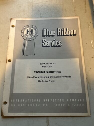 Blue Ribbon Service Manual GSS-1054 TROUBLE SHOOTING – DAVIDSON TRACTOR ...
