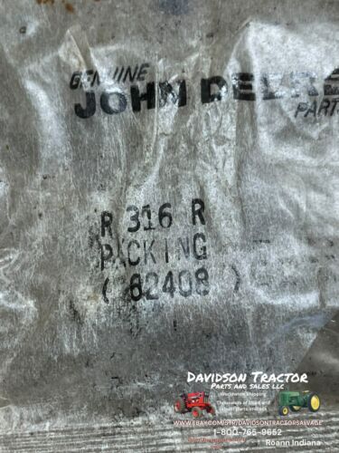 John Deere Original New Old Stock# R316R - Packing Genuine John Deere