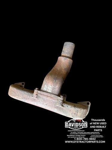 International 684 Exhaust Manifold W/Elbow Antique Tractor 3136668R1 3136066R1