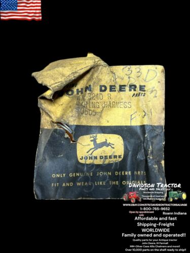 Genuine John Deere AA-3240-R Wiring Lead New Old Stock
