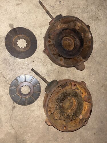 Farmall 340 IH tractor R & L set complete disc brake assembly w/ covers