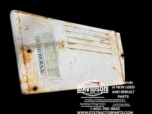 International 1066 Right Radiator Side Panel Antique Tractor