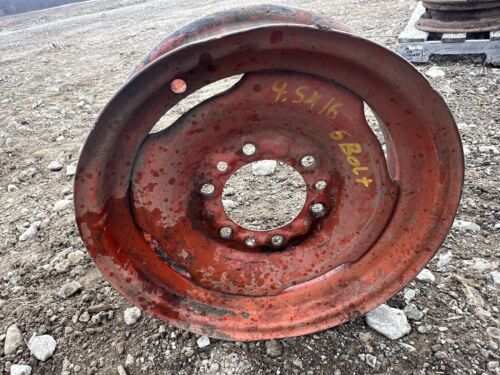 International Farmall IH Tractor 16" x 4 1/2" 6 bolt mount rim 16