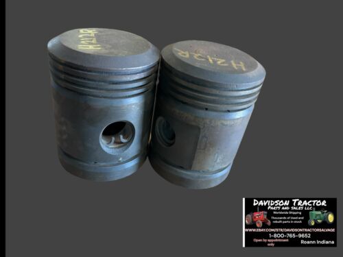 Used John Deere H Tractor Piston Pair STD H212R Antique Tractor