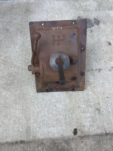 International Farmall 444 IH tractor Original transmission cover panel W/shifter