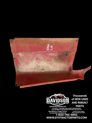 International 1066 Tractor Original IH IHC left rear dash hood section panel