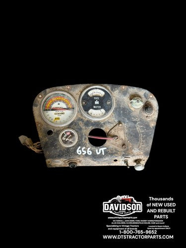 1968 International IH 656 Utility Tractor Dash Instrument Panel