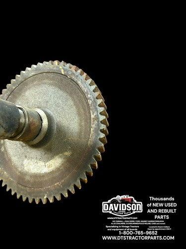 Farmall 460 RC IH tractor PTO Power Take Off input drive shaft w/ drive gear