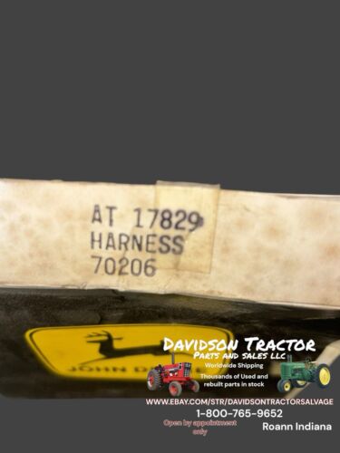 Genuine John Deere New Old Stock Wiring Harness Kit AT17829
