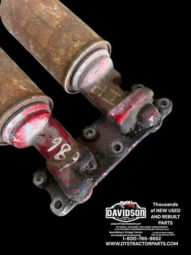 International 686 Dual Oil Filter Housing Antique Tractor