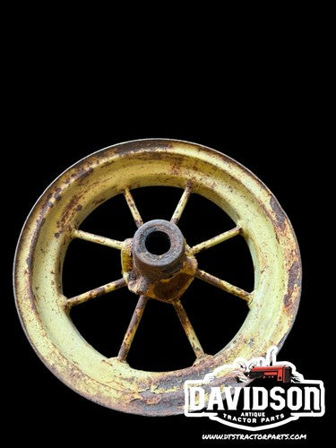 John Deere 4x16 Round Spoked Implement Rim 4 Bolt Hub Cap Antique Tractor