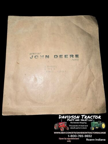 H179R John Deere NOS Water Pipe To Block Gasket For H Pack Of