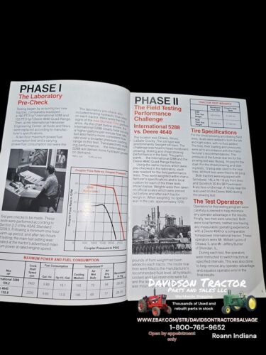 International Harvester 5088 5288 5488 Sales Brochure “THE NEW NUMBER ONE”