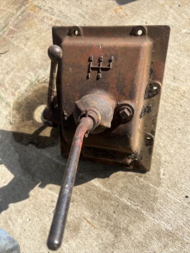 International Farmall 444 IH tractor Original transmission cover panel W/shifter
