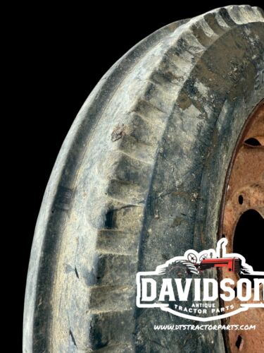 6.00x 16 Co-Op Tire On 6 Bolt Rim Antique Tractor
