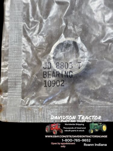 Genuine John Deere JD8803 Bearing New Old Stock