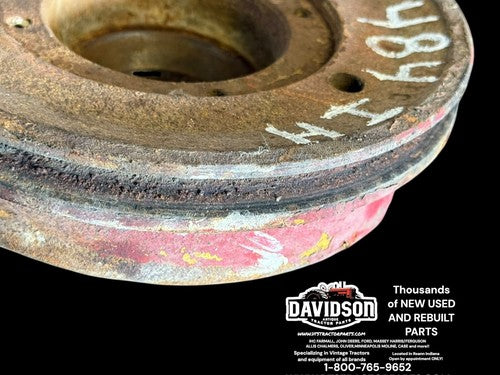 International 484 D-179 Pulley-front Crankshaft 1808484C1 Antique Tractor