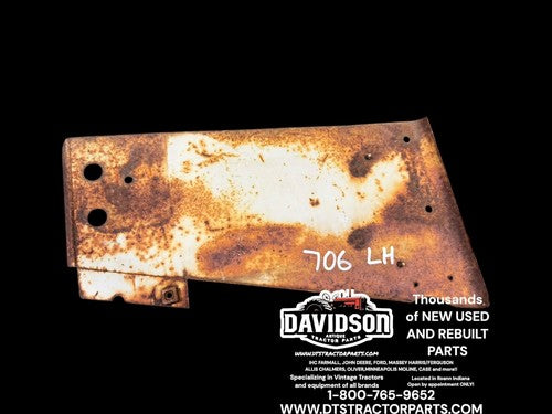 Farmall 706 Tractor front IH Left radiator hood side panel Antique Tractor