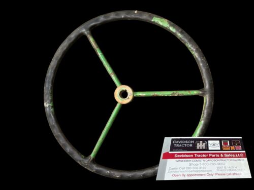 John Deere Styled A 3 Spoke Used Steering Wheel Antique Tractor