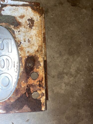 Farmall 560 IH tractor front radiator side hood cover panel w/ emblem RIGHT