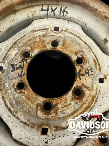 4x16 6 Bolt Front Rim Fits Farmall IH John Deere And Many More