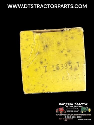 Genuine John Deere T15385T New Old Stock Adapter Fitting
