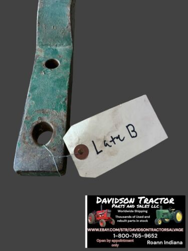 John Deere Late B Styled tractor original JD drawbar. Antique Tractor