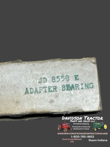 Genuine John Deere New Old Stock Adapter Bearing JD 8558 E