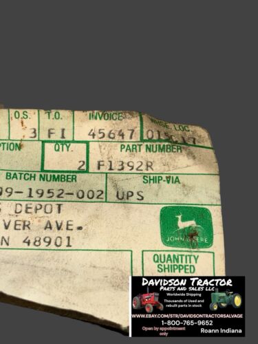 John Deere Original Equipment # F1392R Clutch Operating Bolt fits J D 70 720 730