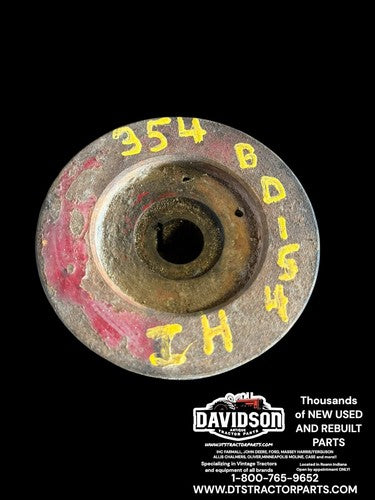 International 354 B-154 Diesel Front Crankshaft Pulley Antique Tractor