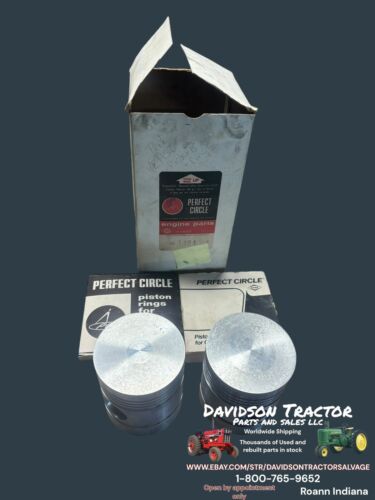 Perkins 152 STD Pistons/Rings Set Of Two Perfect Circle