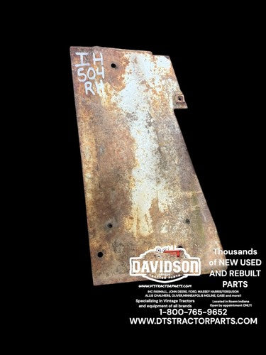 IH Farmall 504 Right Radiator Side Panel Antique Tractor