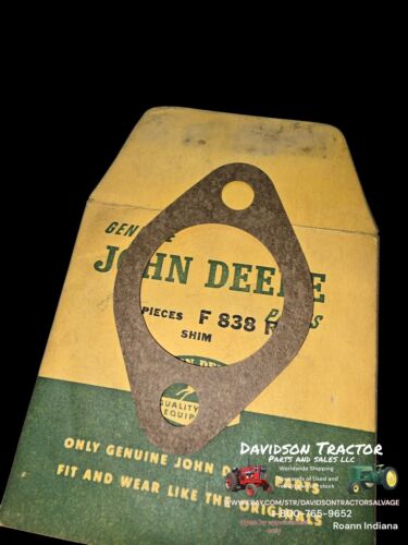 Genuine John Deere F838R New Old Stock Gasket Pack Of 6